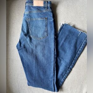 Zara Split Hem Jeans